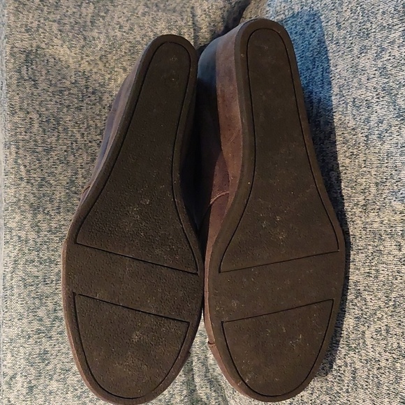 Women's Brown Lace-Up Ankle Boots - Picture 6 of 6